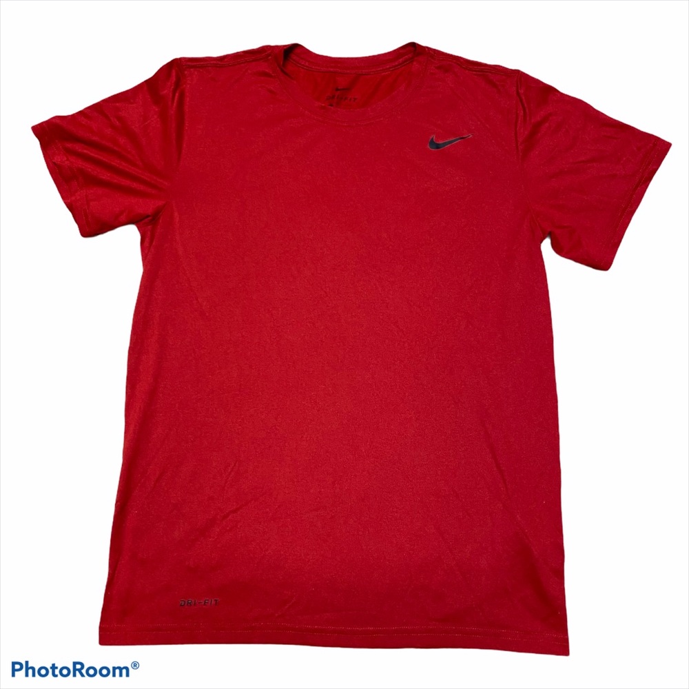 Nike Dri-Fit Red T-Shirt; Small; EUC - Picture 1 of 4